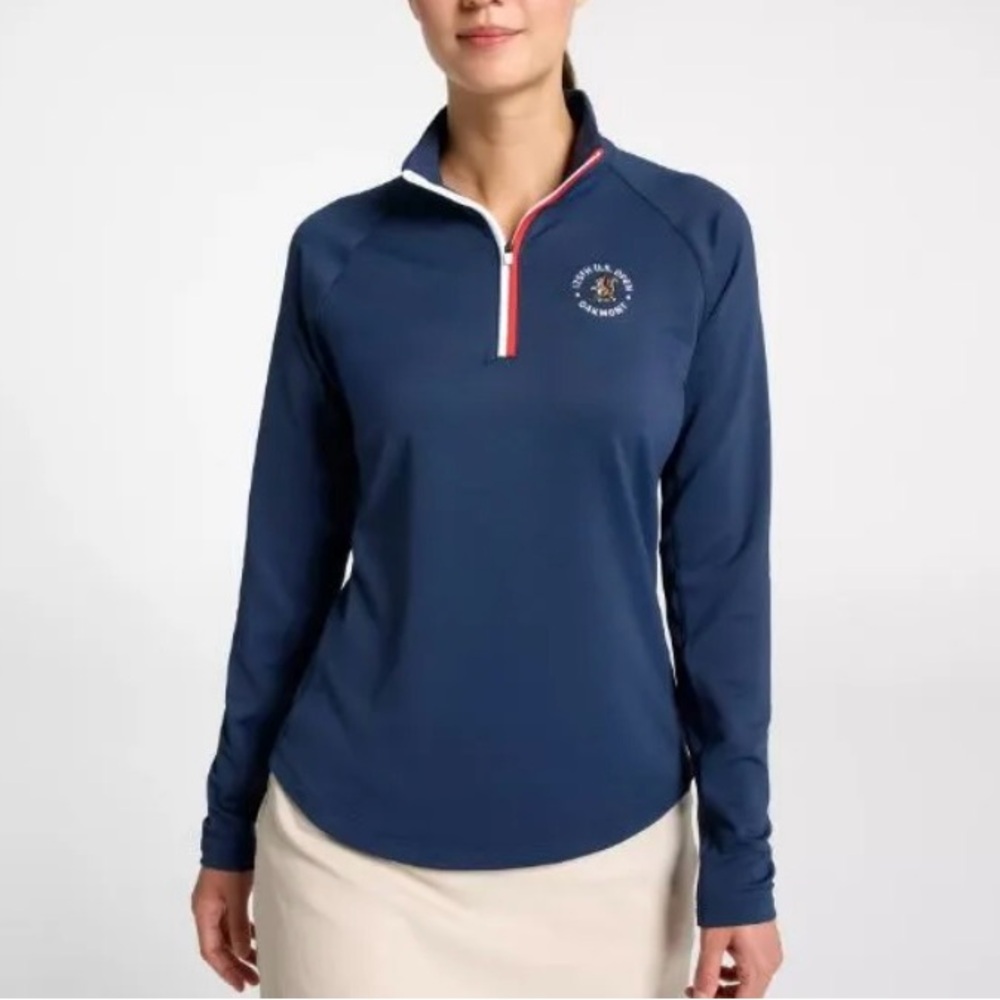 Walter Hagen Navy Quarter-Zip Pullover Long Sleeve